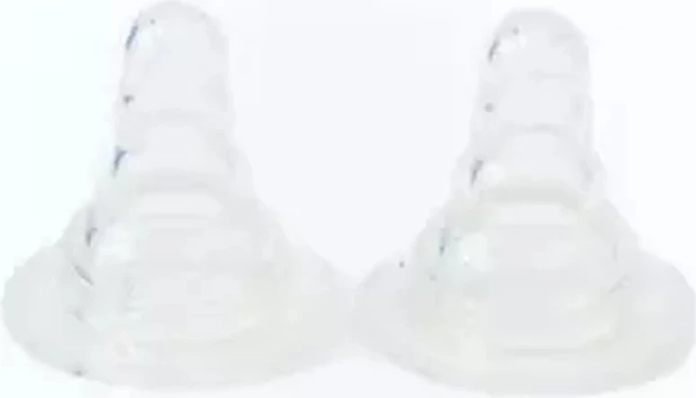 Bebecom 2Pcs Standard Sense Oriented Normal Nipple Medium, Transparent 0052 Bebecom 2Pcs Standard Sense Oriented Normal Nipple Medium, Transparent 0052 - baby bottle teat