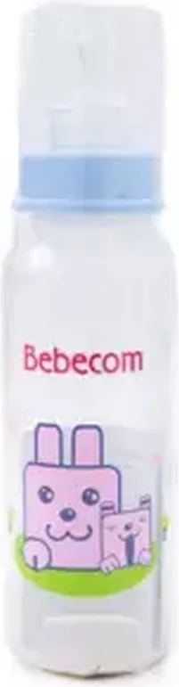 Bebecom Standard Feeding Bottle With Nipple And Blue Cover,Plastic Base Bottle 250ml Bebecom Standard Feeding Bottle With Nipple And Blue Cover,Plastic Base Bottle 250ml - baby bottle teat