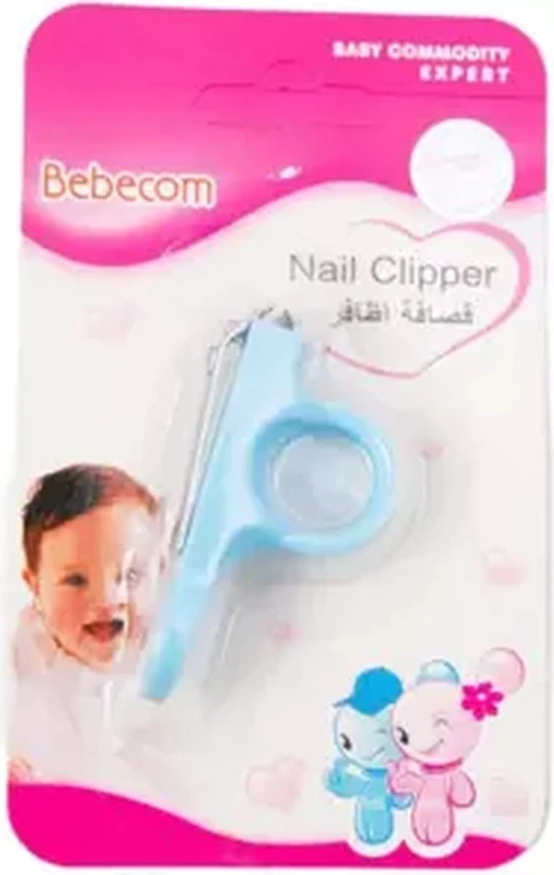Bebecom Baby Nail Clipper Blue Color Piece of 1 Bebecom Baby Nail Clipper Blue Color Piece of 1 - baby grooming
