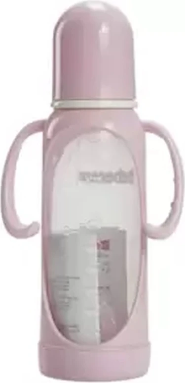 Bebecom Standard PC bottle 250ml- Pink Bebecom Standard PC bottle 250ml- Pink - baby feeding bottle