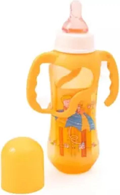 Bebecom Standard Feeding Bottle, 250ml- Orange Bebecom Standard Feeding Bottle, 250ml- Orange - baby feeding bottle