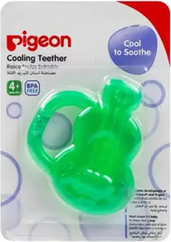 Pigeon Cooling Teether in Guitar Shape for Kids 4+ Months Age, BPA Free - Green Pigeon Cooling Teether in Guitar Shape for Kids 4+ Months Age, BPA Free - Green - baby teether