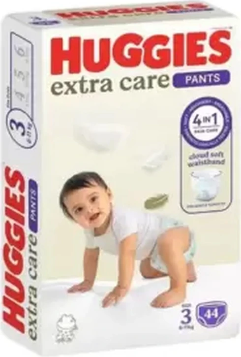 Huggies Extra Care Culottes Soft Comfort Diapers Size 3, 6-11 Kg, Pack Of 44 Pcs Huggies Extra Care Culottes Soft Comfort Diapers Size 3, 6-11 Kg, Pack Of 44 Pcs - baby diapers