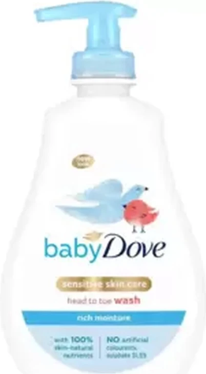 Baby Dove Head To Toe Wash With Rich Moisture For Sensitive Skin- 400ml Baby Dove Head To Toe Wash With Rich Moisture For Sensitive Skin- 400ml - baby wash