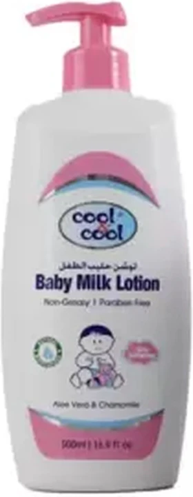 Cool & Cool Baby Milk Lotion with Aloe Vera and Chamomile- 500ml Cool & Cool Baby Milk Lotion with Aloe Vera and Chamomile- 500ml - baby lotion