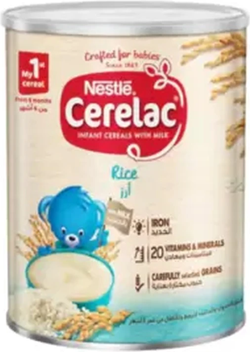 Nestle Cerelac Rice Flour Infant Cereals With Milk For 6 months Babies- 400gms Nestle Cerelac Rice Flour Infant Cereals With Milk For 6 months Babies- 400gms - baby milk powder