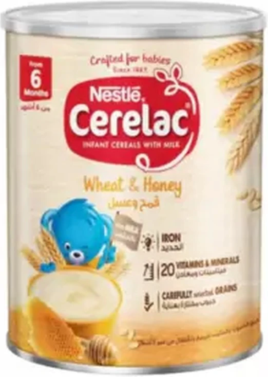 Nestle Cerelac Wheat And Honey Infant Cereals With Milk For 6 months Babies- 400gms Nestle Cerelac Wheat And Honey Infant Cereals With Milk For 6 months Babies- 400gms - baby milk powder