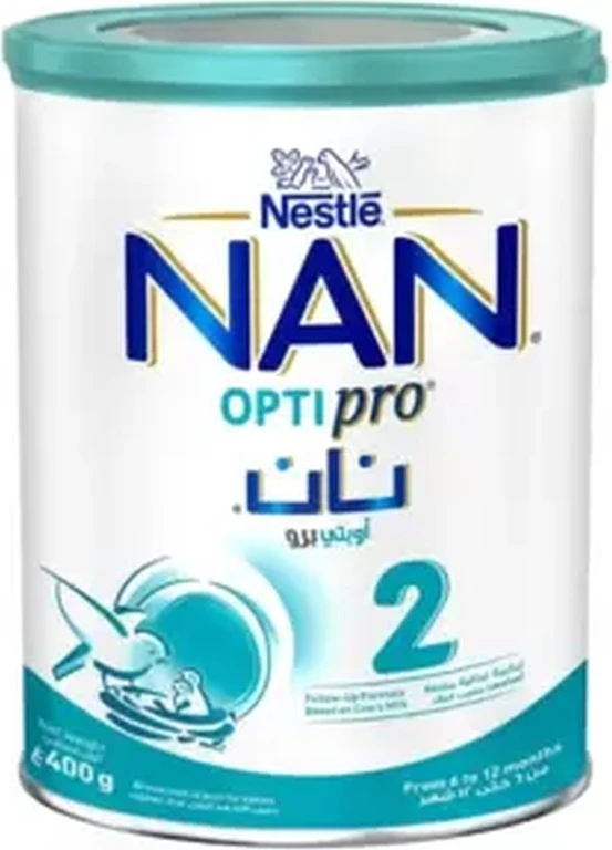 Nestle Nan Opti Pro Stage 2 From 6 to 12 months Babies- 400gms Nestle Nan Opti Pro Stage 2 From 6 to 12 months Babies- 400gms - baby milk powder