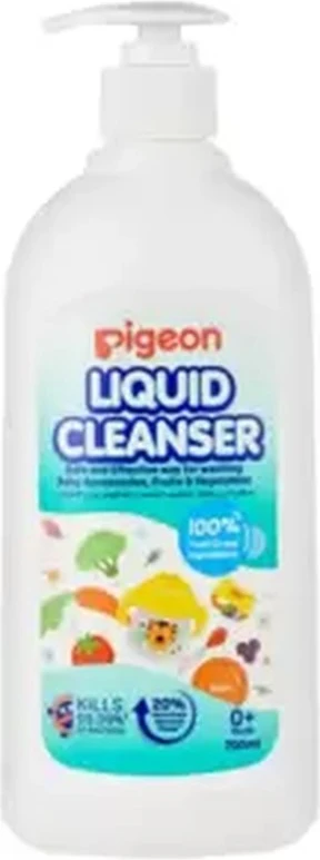 Pigeon Safe And Effective Liquid Cleanser For Washing Baby Accessories, Fruits And Vegetables- 700ml Pigeon Safe And Effective Liquid Cleanser For Washing Baby Accessories, Fruits And Vegetables- 700ml - baby product