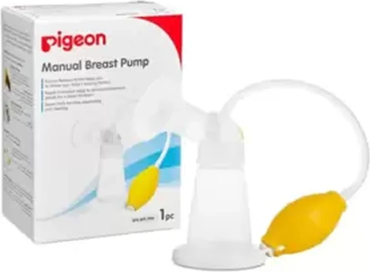 Pigeon Conventional Manual Breast Pump With Suction Release Button Single Piece Pigeon Conventional Manual Breast Pump With Suction Release Button Single Piece - breast pump