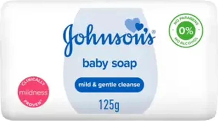 Johnsons Mild And Gentle Cleansing Baby Soap, 0percent Alcohol and Parabens- 125gms Johnsons Mild And Gentle Cleansing Baby Soap, 0percent Alcohol and Parabens- 125gms - baby soap