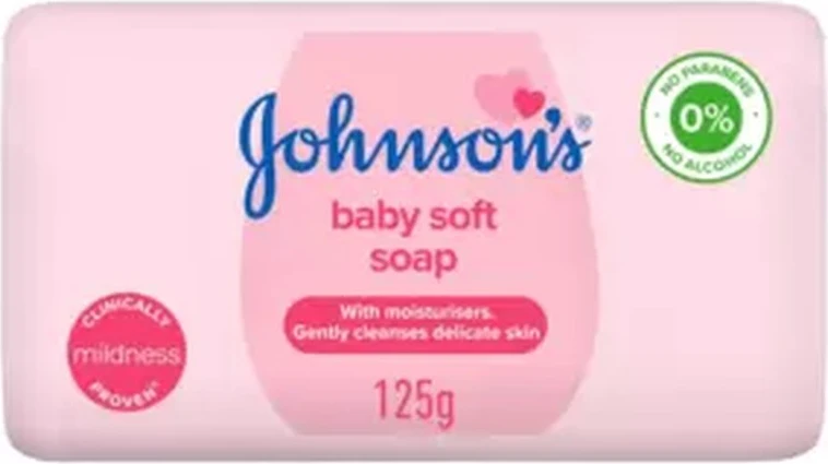 Johnsons Baby Soft Soap With Moisturizers, Gently Cleanses Delicate Skin- 125gms Johnsons Baby Soft Soap With Moisturizers, Gently Cleanses Delicate Skin- 125gms - baby soap
