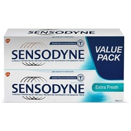Sensodyne Toothpaste Extra Fresh Flavour -75-Ml-Value-Pack-Of-2 Al Ain Abu Dhabi UAE