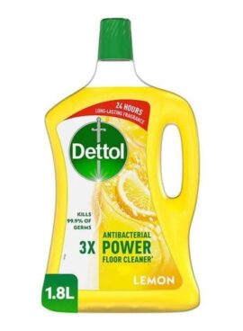 Dettol 3x Power Antibacterial Floor Cleaner Lemon 1.8l Al Ain Abu Dhabi UAE MHM Stores