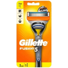 Gillette Fusion 5 Men's Razor - 1 Handle with 2 Blades Al AIn Abu Dhabi UAE MHM Stores