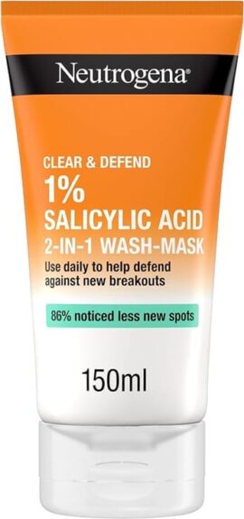 Neutrogena Clear Defend Wash Mask 150 ml Al Ain Abu Dhabi UAE MHM Stores