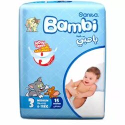 sanita bambi diapers 15pcs